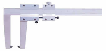 Vernier caliper with points