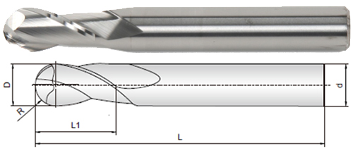 Solid Carbide End Mill MN
for aluminum alloys