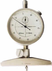 Dial depth indicator
