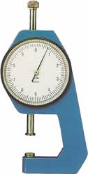 Leather thickness gauge