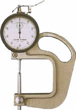 Lens thickness gauge