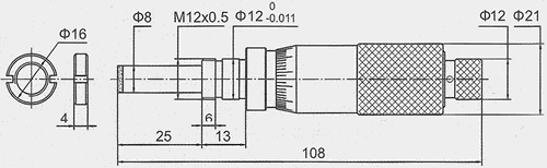 Micrometer head