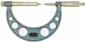 Point micrometer with adjustable anvil